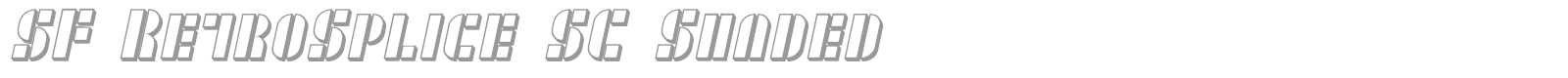 SF Retrosplice font preview